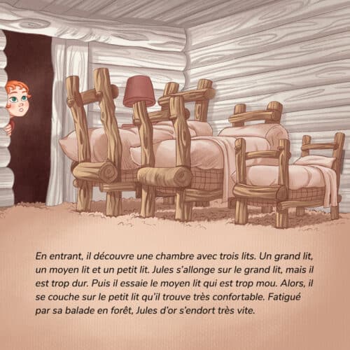 Livre personnalisé de Boucle d'or et les 3 ours