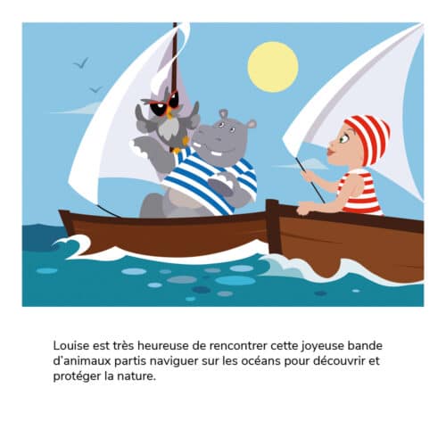 Livre pour enfant avec une baleine