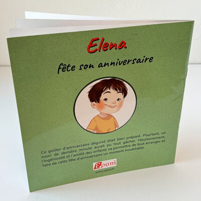 Dos livre jeunesse sur anniversaire