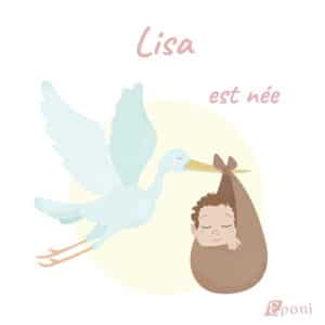 Faire part de naissance sous forme de livre