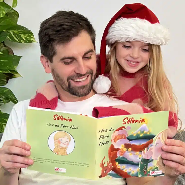 Livre pour enfant avec le Père Noël