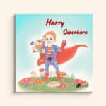 Livre personnalisé en anglais de super-héros