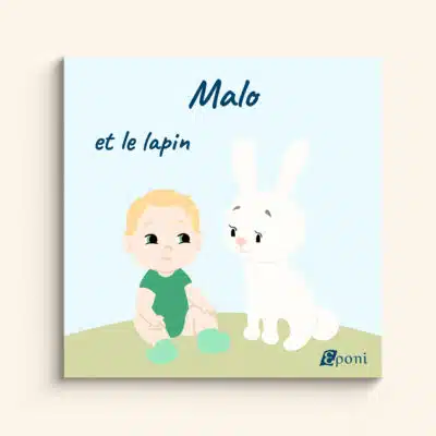 Couverture du livre bébé et le lapin