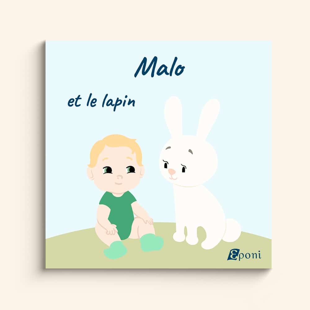 Couverture du livre bébé et le lapin