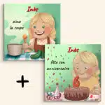Livre personnalisé Duo Anniversaire et Cuisine