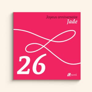 Couverture du livre d'anniversaire pour un adulte