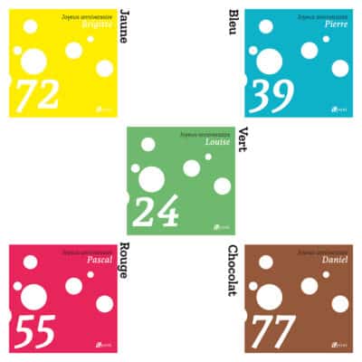 Couvertures du livre anniversaire adulte avec le thème champagne