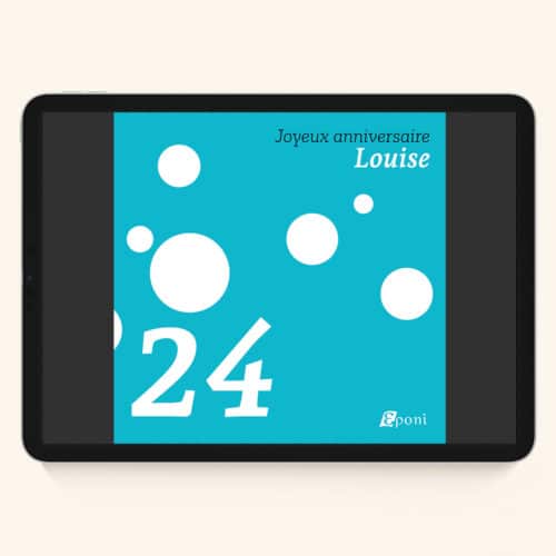 Livre anniversaire pour adulte en format numérique