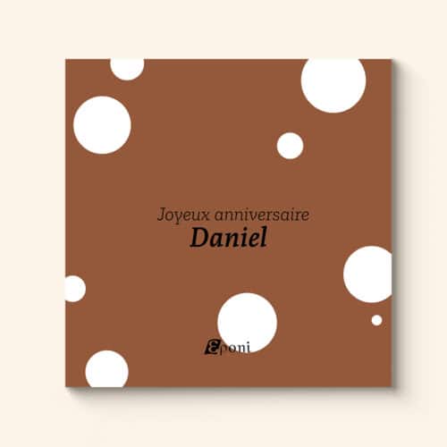 Dernière de couverture du livre d'anniversaire pour adulte