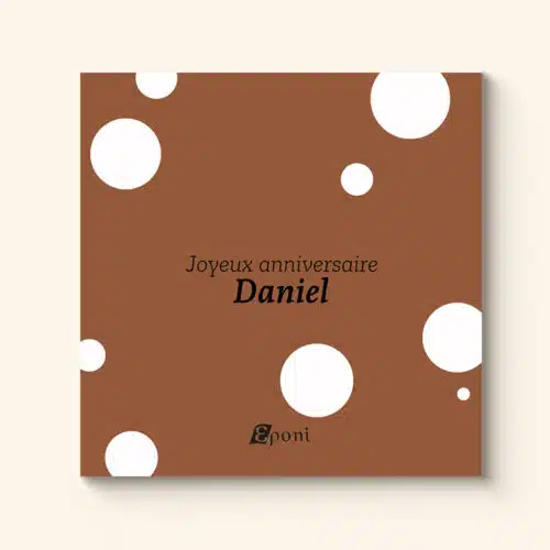 Dernière de couverture du livre d'anniversaire pour adulte