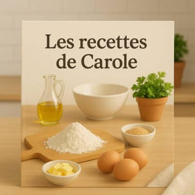 Le livre imprimé avec vos propres recettes