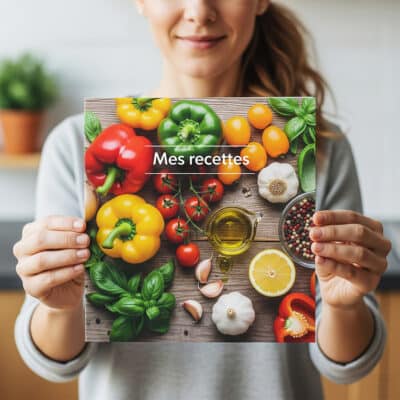 Livre de recettes entièrement personnalisé
