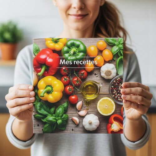 Livre de recettes entièrement personnalisé
